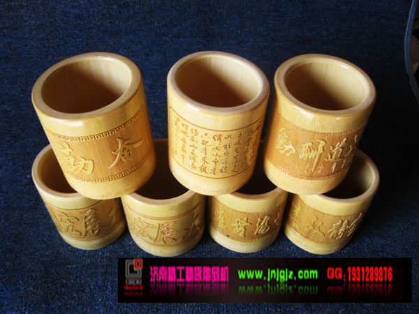 圆柱雕刻样品