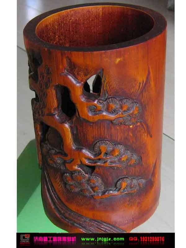 圆柱雕刻样品